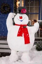 5.9 FT ANIMATED FROSTY THE SNOWMAN CHRISTMAS ANIMATRONIC
