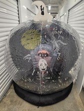 6 ft Gemmy Animated Whirlwind Globe Zombie Graveyard Halloween Inflatable VIDEO