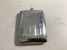 ANTIQUE INCREDABLE AUTHENTIC SIGNED STERLING SILVER CIGARETTE CASE MUST SEE NR