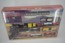 Bachmann Iron King Steam Freight Train Set HO Scale 518023 NEW SEALED VTG 2002