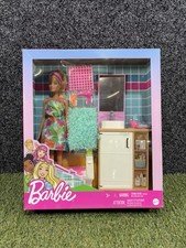 Barbie Doll And Bathroom Furniture Playset Vanity And Accessories - Discontinued