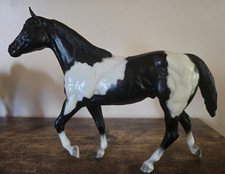 Breyer Black & White Tobiano Pinto Horse, Vintage, Stock Horse Stallion Mold,