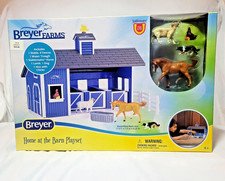 Breyer Farms Home at The Barn Playset Horse Barn New In Box