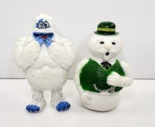 Bumble the Abominable Snowman & Sam The Snowman Collectible Figurines Lot of 2