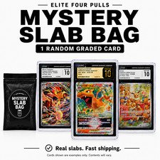 CGC 10 Pokemon Graded Card Mystery Slab Bag Pristine 10 Hits + Holo