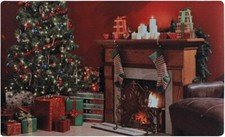 Christmas Doormat Decorative Welcome Mat Non-Slip Rubber Backing Floor Mats Indo