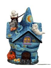 Corner Ruby Halloween Haunted House Cookie Jar/ 2026