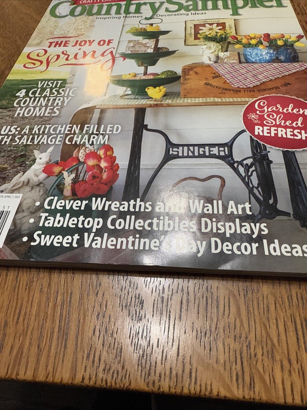 COUNTRY SAMPLER , CRAFTY EASTER DECORATING, INSPIRING HOMES, DECOR IDEAS 2025