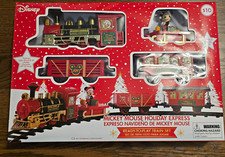 Disney Mickey Mouse Holiday Express Ready-To-Play Train Set, Lights/Sound 12pc