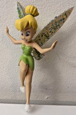 Disney Tinker Bell Christmas Tree Topper Figurine Glitter Wings 9.5" Tall 44710