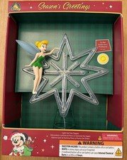 Disney Parks Tinker Bell Light-Up Christmas Tree Topper New
