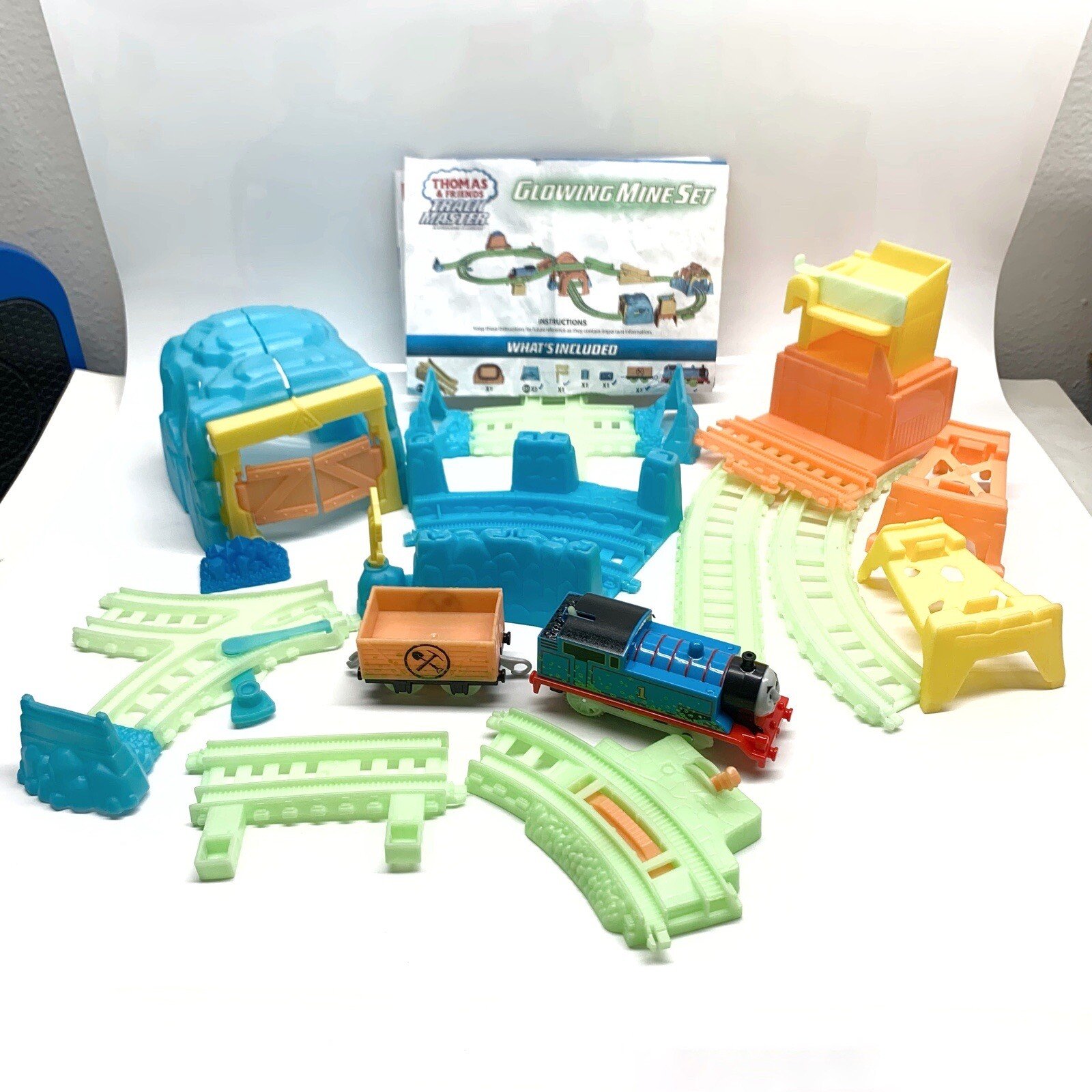 Fisher Price Thomas & And Friends TrackMaster Glowing Mine Set 2013 Incomplete