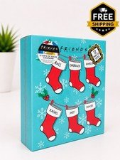 Friends TV Series 12 Days of Socks Advent Calendar 12 Pairs Holiday Gift New