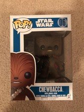 Funko POP! Star Wars CHEWBACCA Bobble-Head 2011 Series 1 Blue Box Not Sealed NEW