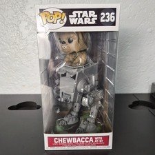 Funko Pop! Star Wars Chewbacca with AT-ST #236 Vinyl Bobble-Head Figure New