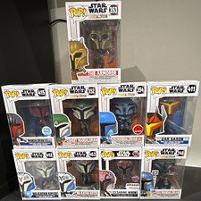 Funko POP! Star Wars Mandalorian 9-Pack Lot Boxed Amazon Exclusive 352 353