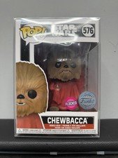 Funko Pop! Vinyl: Star Wars - Chewbacca (Flocked) Exclusive #576 W/POPprotector