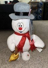 Gemmy Frosty The Snowman Animated Plush Sound Lights Singing Side Stepper 2024