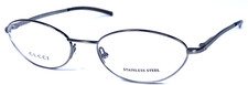 GUCCI GG2702 MQ4 NOS Italy Silver Vintage Eyeglasses Frame 52-17-130