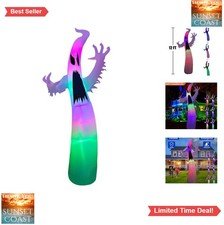 Inflatable Halloween Ghost Decoration 12 Ft LED Lighted Outdoor Yard Decor