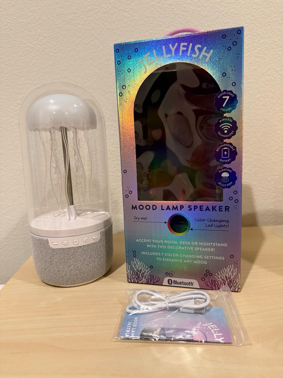 Jellyfish Lava Lamp 16 Color Changing Mood Light