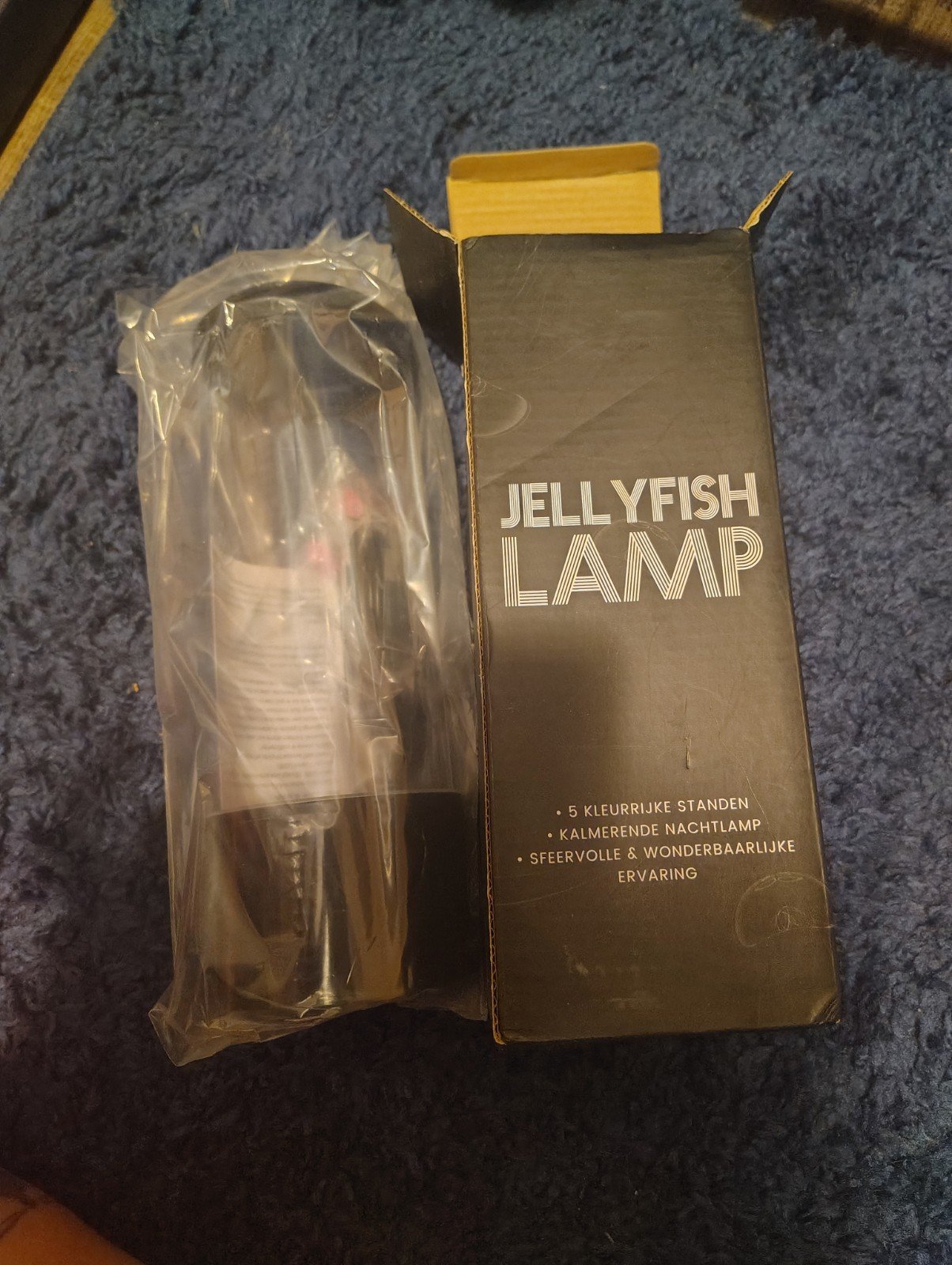 LED Jellyfish Lava Lamp Mood Light with USB Power Cable New