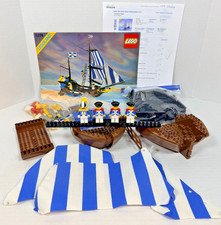LEGO 6274 Pirates Caribbean Clipper 100% Complete Verified w/Manual 1989 Vintage