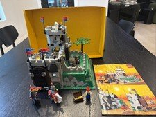 LEGO Castle 6081 King's Mountain Fortress Vintage w/ Box Bottom, Instr & Minis