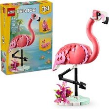 LEGO Creator 3 in 1 Wild Animals: Pink Flamingo Animal Building Toy 31170 Kids