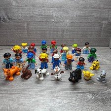 LEGO DUPLO Figures Lot Disney Frozen Olaf Hulk Pluto Animals People Mix 29 Total