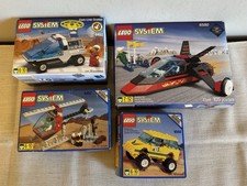 LEGO System Lot 4 Sets 6550 6580 6453 6487 Complete with Box Vintage 1990s