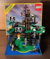 Legoland Pirate System Forbidden Island Lego Set Missing Figure & Boat VTG 1989