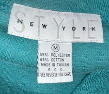 Long Turquoise Cardigan