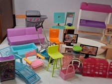 Lot of Barbie Furniture and Accessories Mixed Lot