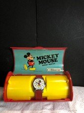 MICKEY MOUSE VINTAGE 1970'S SWISS MADE WINDUP WORKING WATCH