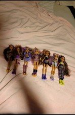 Monster High Clawdeen Wolf Lot of 7 11in Fashion Dolls Articulated w/Outfits
