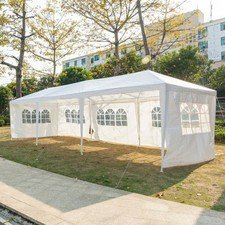 New 10'x30' Party Tent Wedding Commercial Gazebo Marquee Canopy W/5 Side Wall US