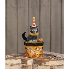 New Bethany Lowe Halloween Cecil Cat On Box TL4355 Ships Free