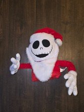 Nightmare Before Christmas Jack Skellington Santa Plush Tree Topper Hugger 11.5"