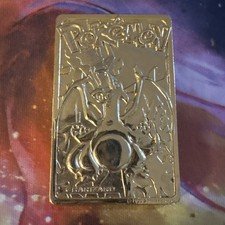 Nintendo Pokemon Charizard 23 Karat Gold-Plated Trading Card 1999