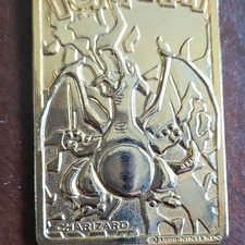 Nintendo Pokemon Charizard 23 Karat Gold-Plated Trading Card 1999