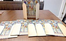 ONE Vintage 1950s Hallmark Christmas Story Nativity Advent Calendar NOS Hall Bro