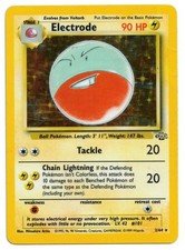 Pokemon Card: Electrode HOLO 2/64 Jungle Set Vintage Rare! GD