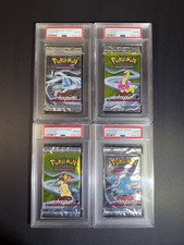 Pokémon Neo Genesis 1st Ed Booster Pack Graded Art Set Sequential PSA 8s
