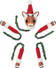 Possible Dreams Rudolph the Red-Nosed Reindeer in a Cinch Lit Tree Topper Set, 8