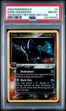 PSA 8 2004 Pokemon EX Team Rocket Returns Dark Houndoom 5/109 Reverse Holo