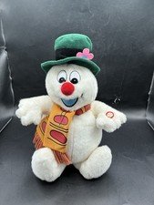 Rare Vintage Gemmy Animated Light Up Dancing Frosty The Snowman Singing Plush