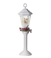 ROMAN LED SWIRL LAMP POST SANTA 27.5'' 135150 CHRISTMAS TABLETOP DECOR