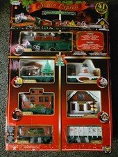 SANTA EXPRESS Christmas Holiday Train Set with Lights & Sounds EZTEC