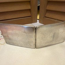 Silver Art Deco Cigarette Case with Mirror 1900-1940